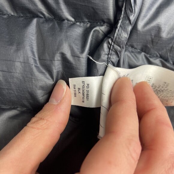 Patagonia Downtown Loft Parka Down Women XL Mid Length Jacket 51884 Black (Read) - Picture 9 of 16